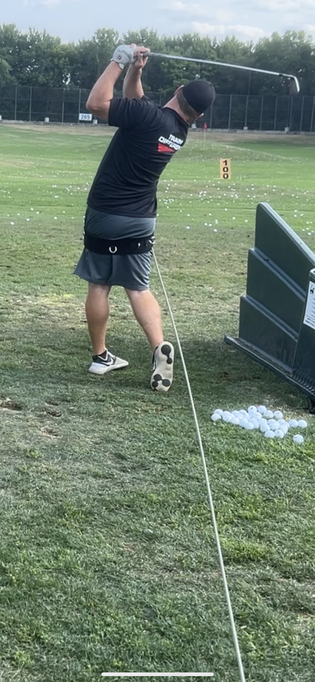 Golf Hitting Harness and 5/10 foot bands