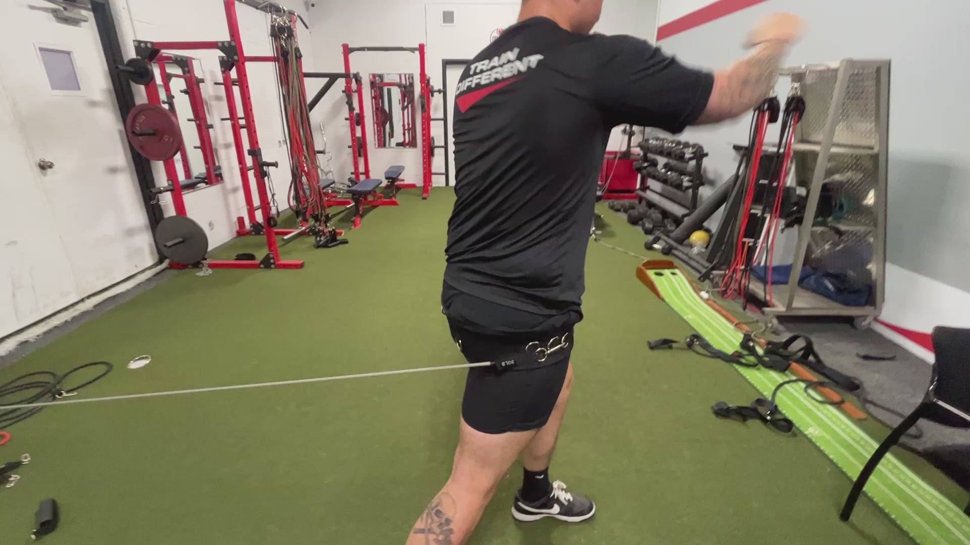 This is an add on feature that you can add to your kit.  Find the HITTING HARNESS under SHOP and INDIVIDUAL PRODUCTS.